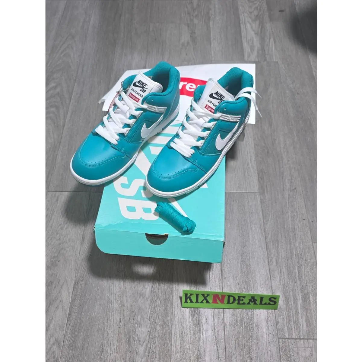 Nike shoes - Nike SB Air Force 2 Low - AA0871-313 - Blue 1