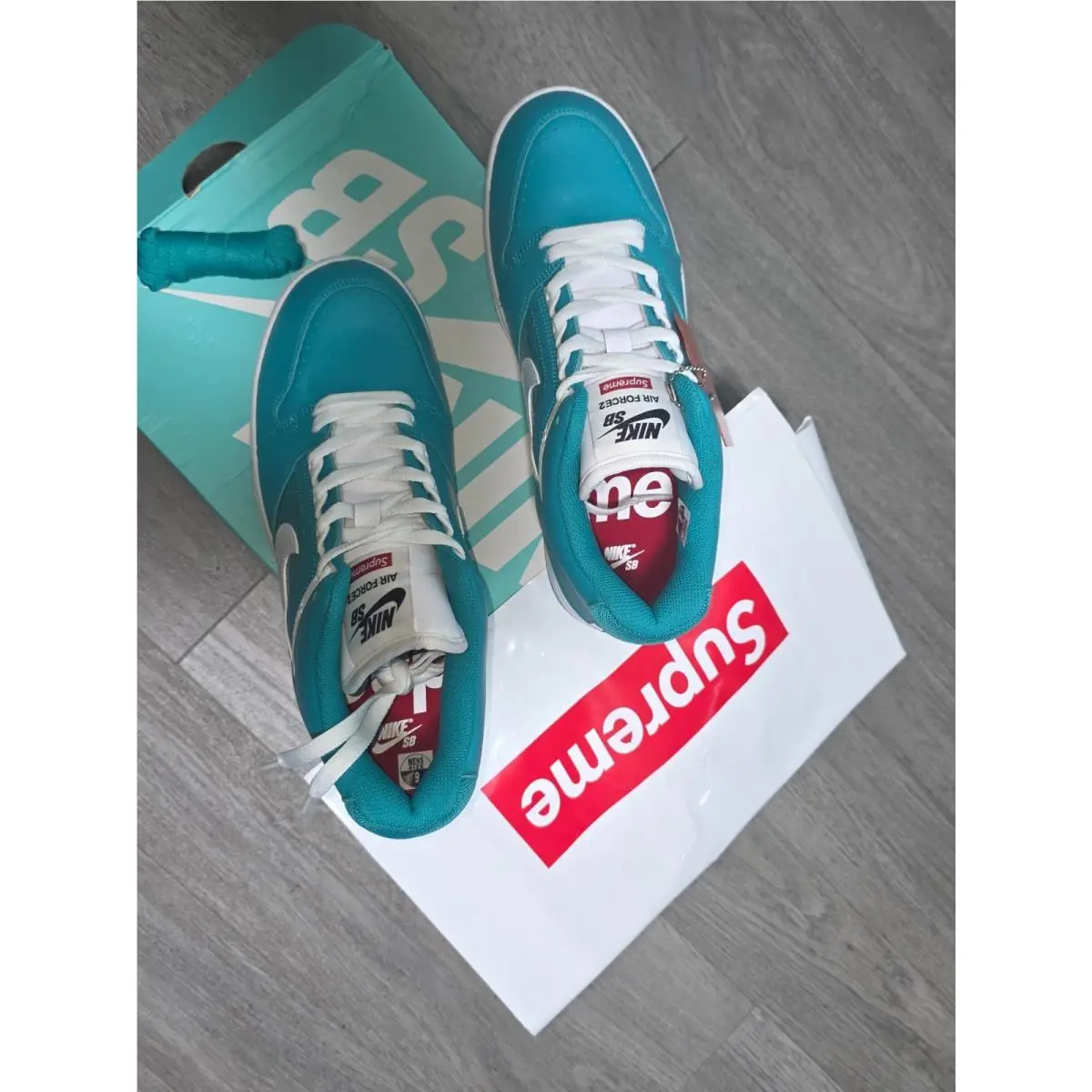 Nike shoes - Nike SB Air Force 2 Low - AA0871-313 - Blue 2