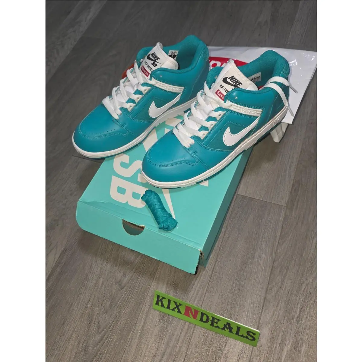 Nike shoes - Nike SB Air Force 2 Low - AA0871-313 - Blue 3