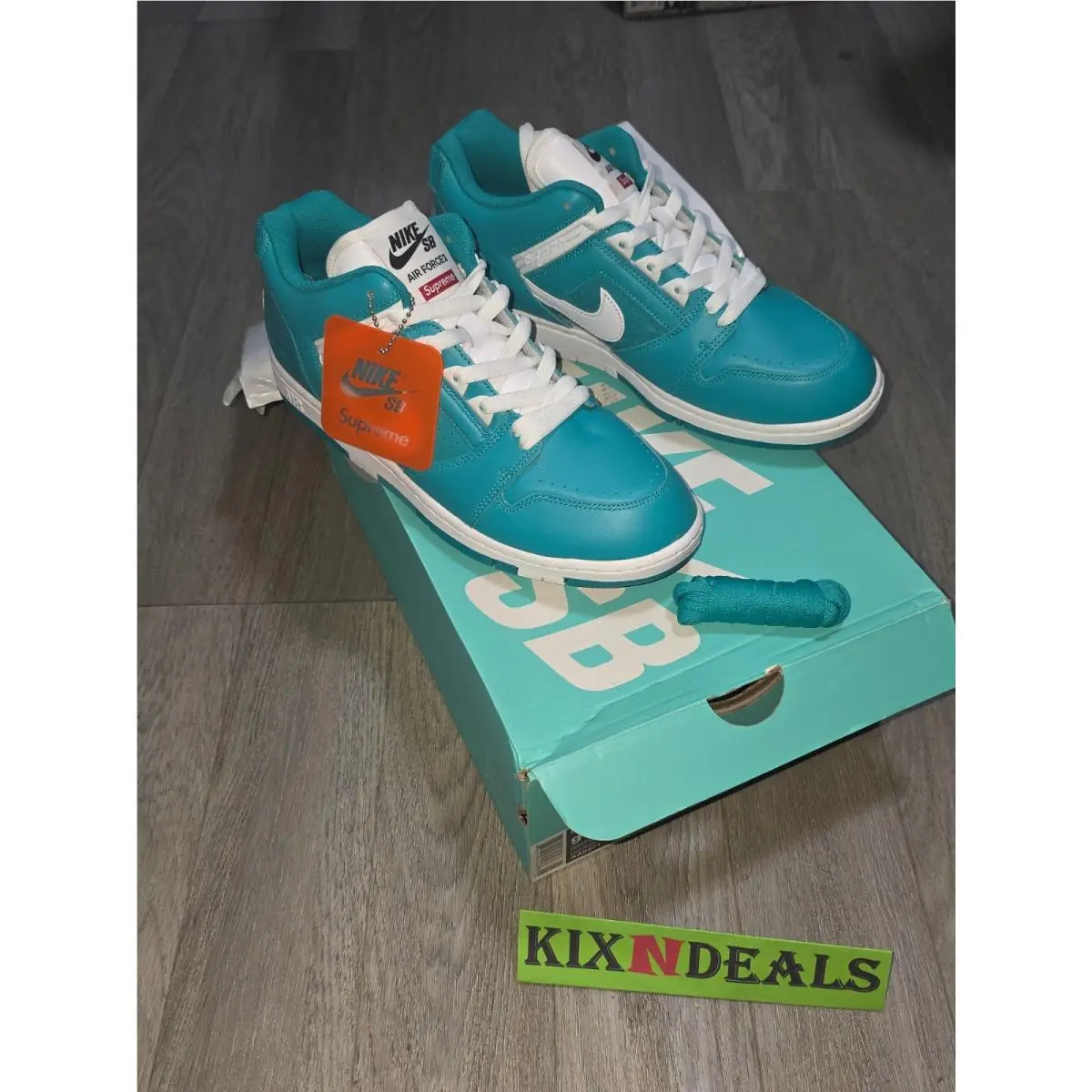 Nike shoes - Nike SB Air Force 2 Low - AA0871-313 - Blue 4