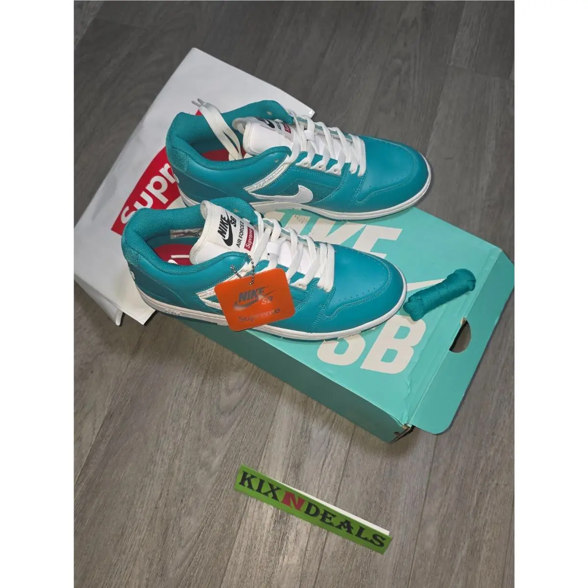 Nike shoes - Nike SB Air Force 2 Low - AA0871-313 - Blue 5