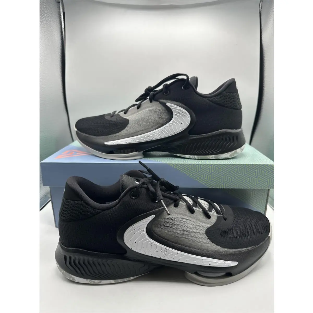 Nike Giannis Zoom Freak 4 Black/white Oreo Mens 2022 Size 11.5