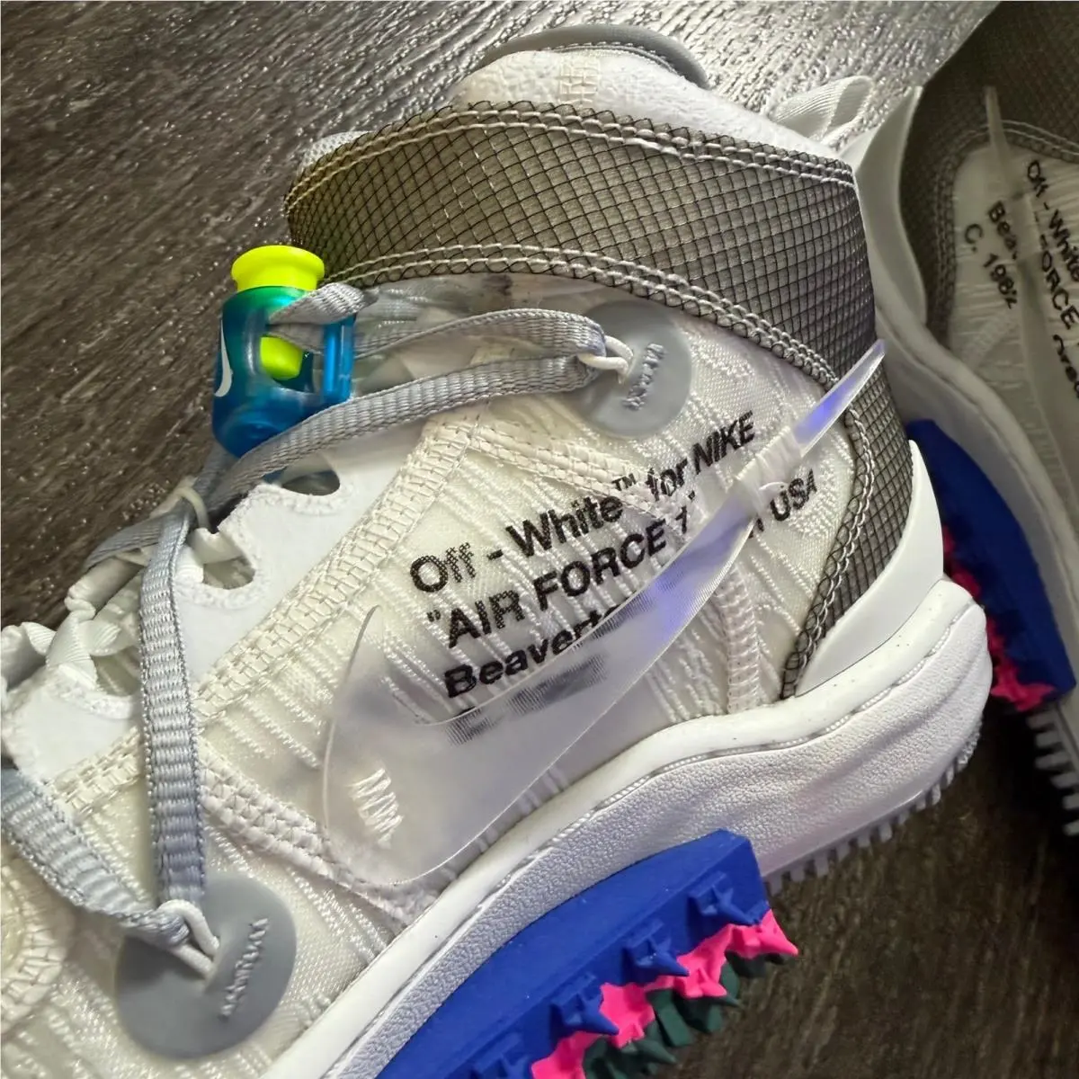 Nike shoes - Nike Air Force 1 Mid SP Off-White White - White 4