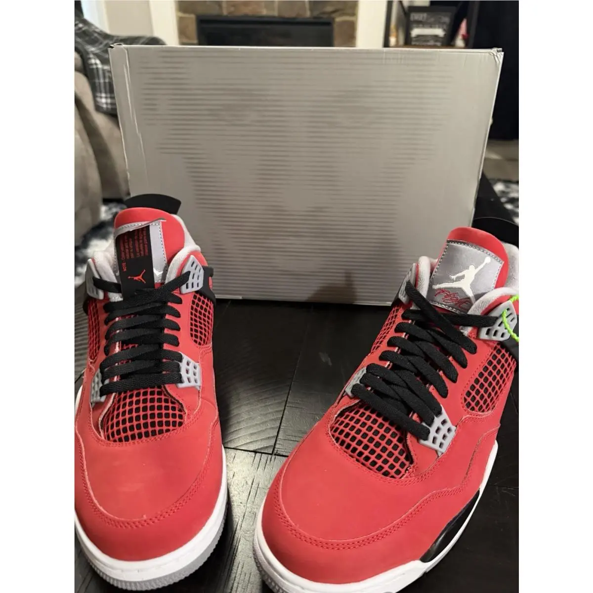 Nike shoes - Air Jordan 4 Retro 2026 - FQ8138-600 - Red, Manufacturer: Fire Red/White/Black/Cement Grey 3