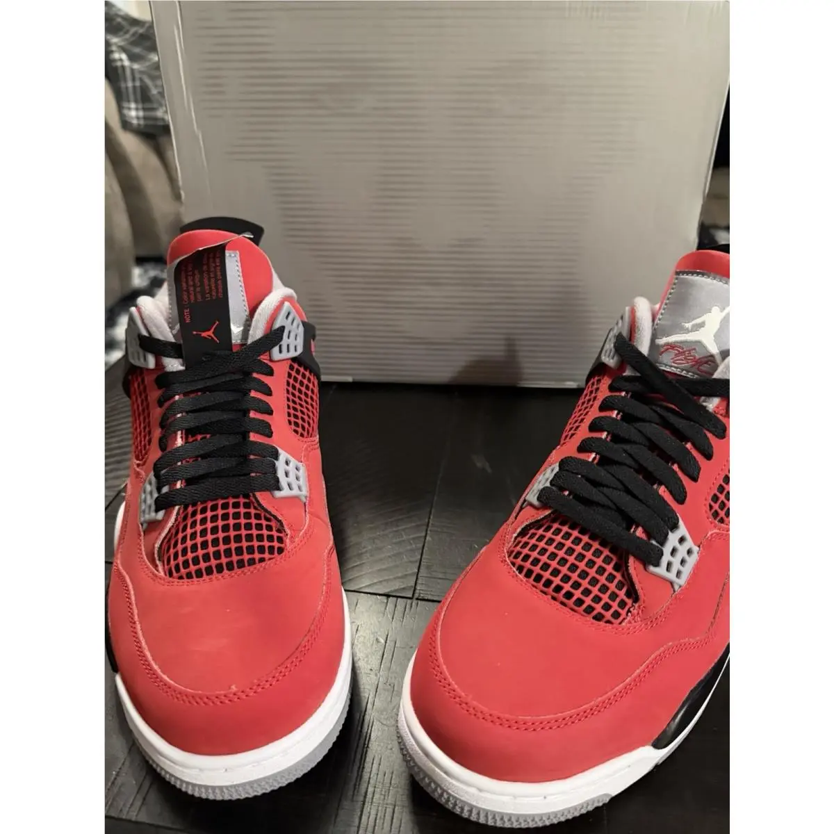 Nike shoes - Air Jordan 4 Retro 2026 - FQ8138-600 - Red, Manufacturer: Fire Red/White/Black/Cement Grey 4