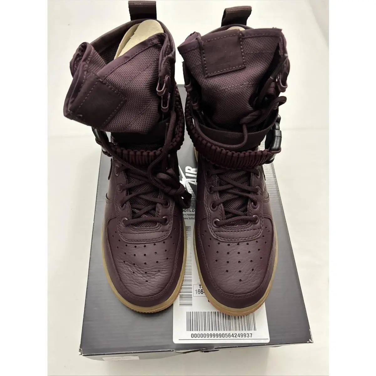 Nike Men 6.5 Sf Air Force 1 Deep Burgundy Sku 2954