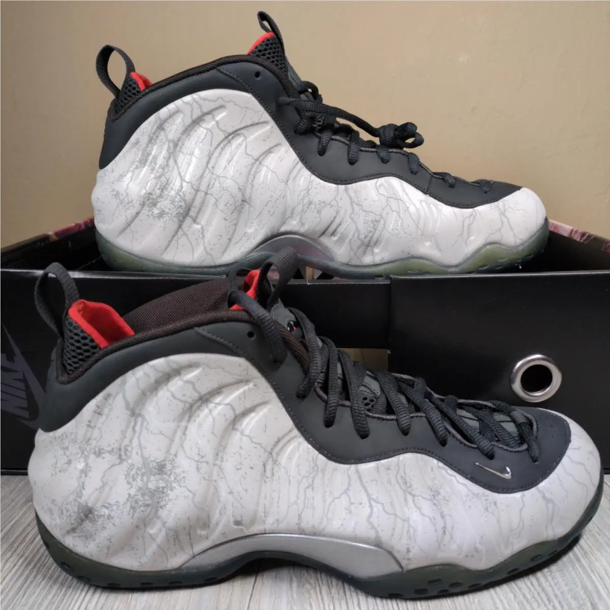 Nike Air Foamposite One Tekken 8 Jin Kazama White Mens Size 14 HF6367-001