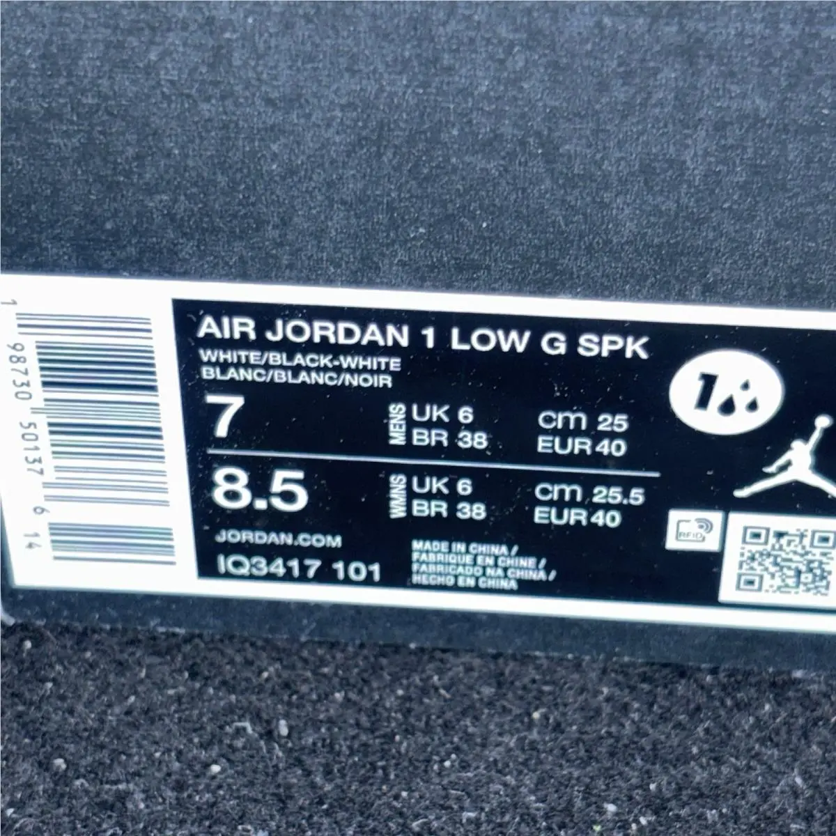 Nike shoes - Air Jordan 1 Low - Air Low - IQ3417-101 - Black 4