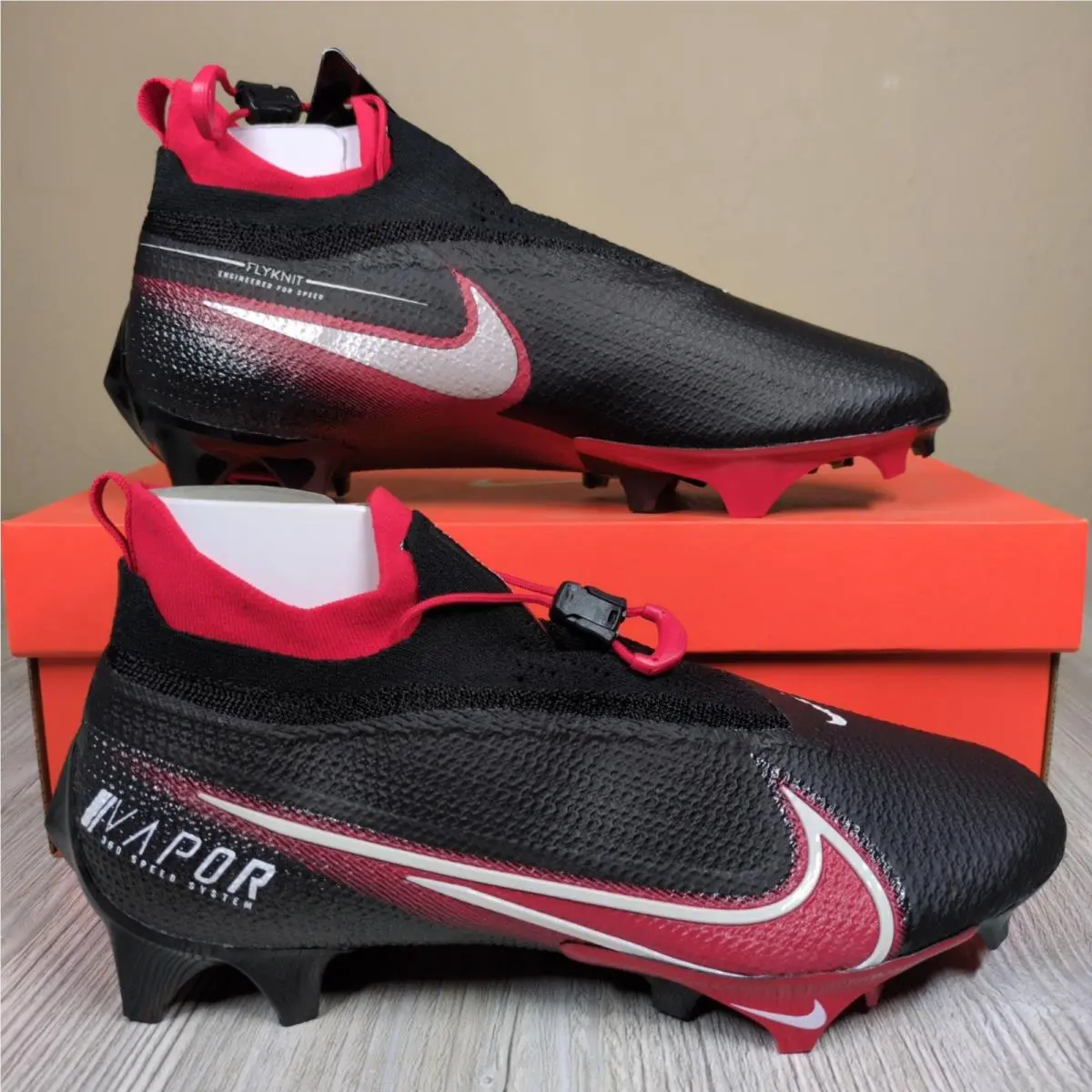 Nike Vapor Edge Elite 360 FK Black/red Mens Size 9 CV6282-008