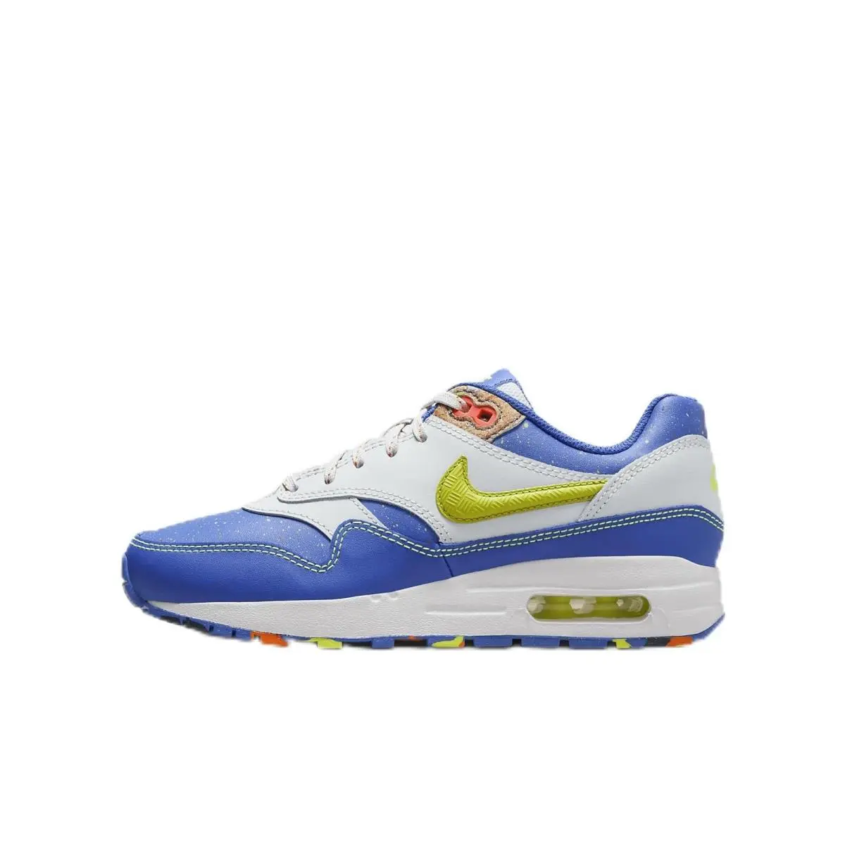 Nike Air Max 1 Big Kids` Shoes HJ9236-488 Astronomy Blue/photon Dust/total