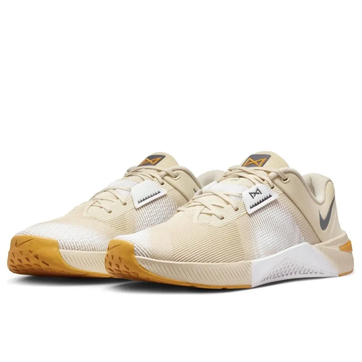 Size 12.5 Nike Metcon 10 Light Khaki Iron Grey Gold Leaf Nby HJ1875-201 Crossfit