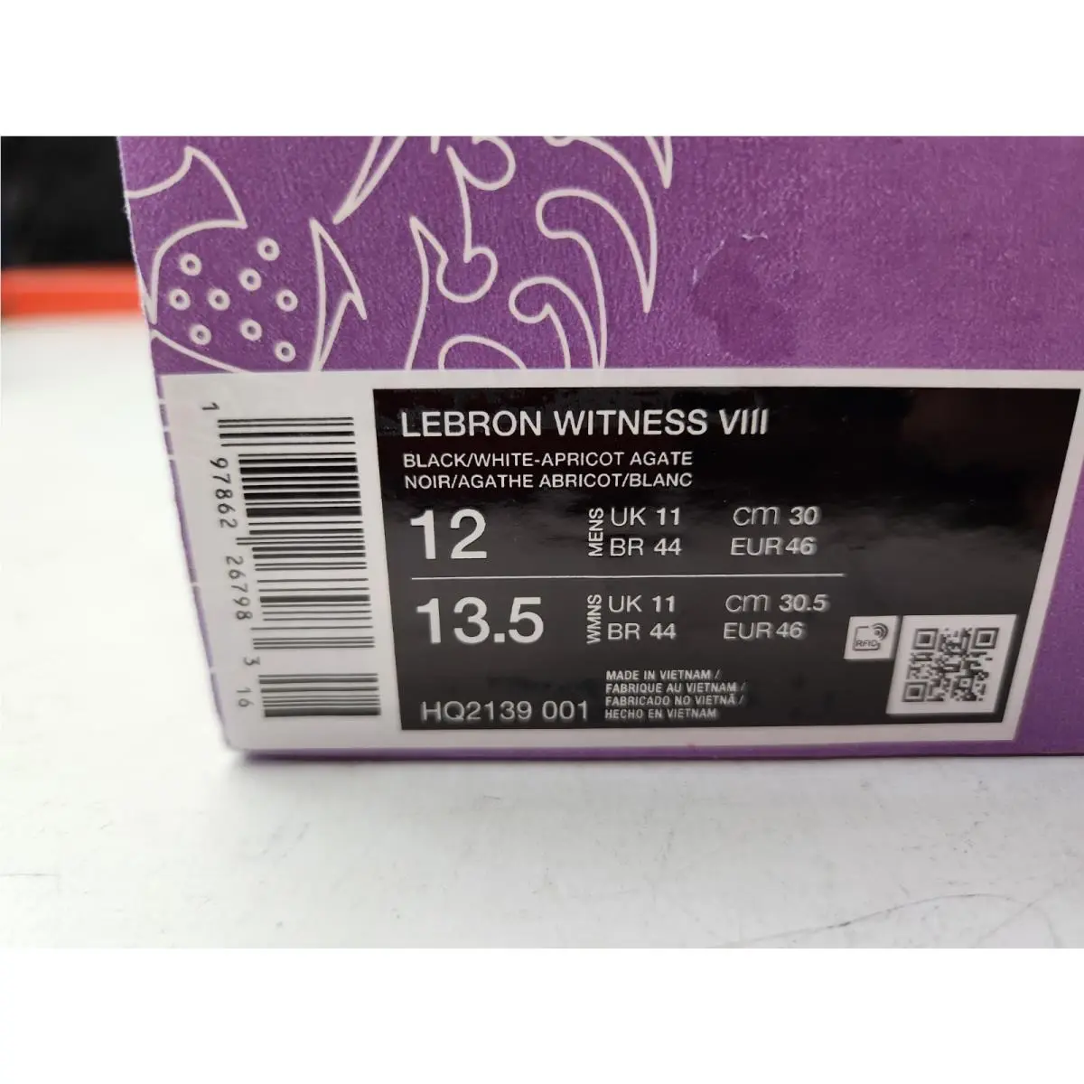 Nike shoes - Nike LeBron Witness - LeBron Witness - Black/Apricot 7