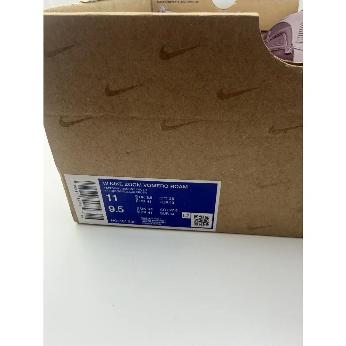 Nike shoes - Nike Zoom Vomero - Zoom Vomero - HQ2181-500 - Tattoo / Burgundy Crush (UPC: 0198486855884) 7