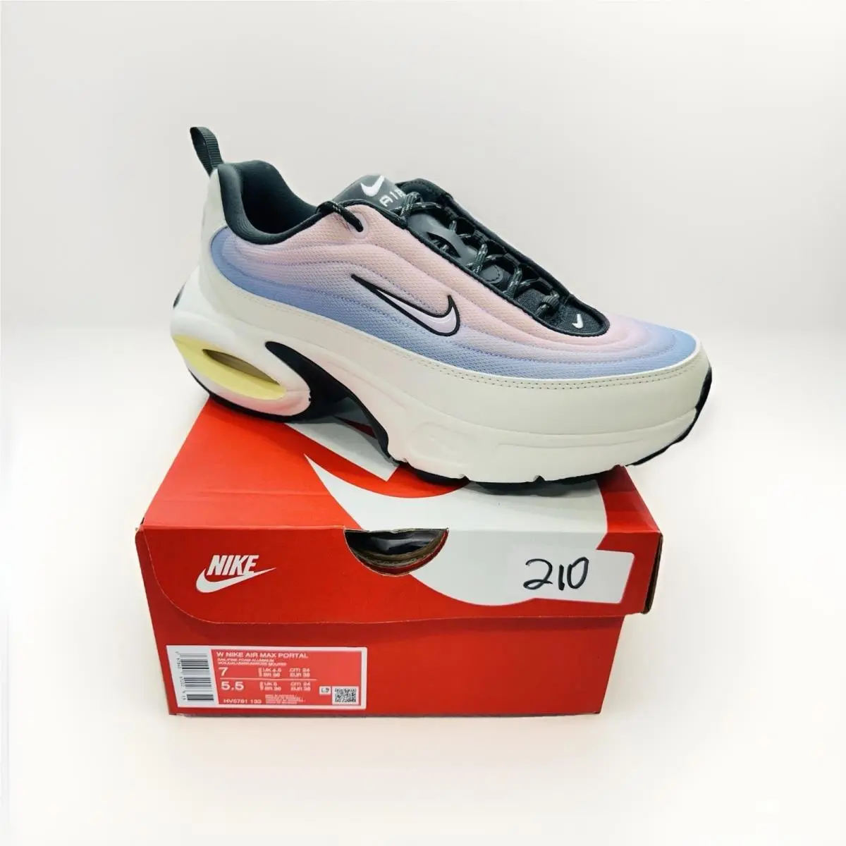 Nike Air Max Portal ‘white Pink Violet’ HV5761-133 Women’s Sneakers Size 7 US
