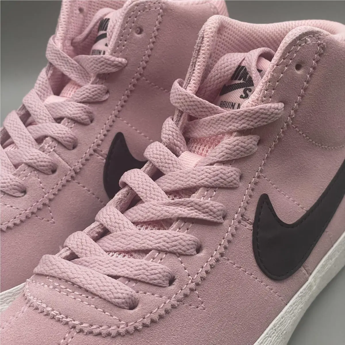 Nike shoes - Nike SB Bruin High - Bruin High - DR0126-600 - Medium Soft Pink/Medium Soft Pink/Summit White/Black 8