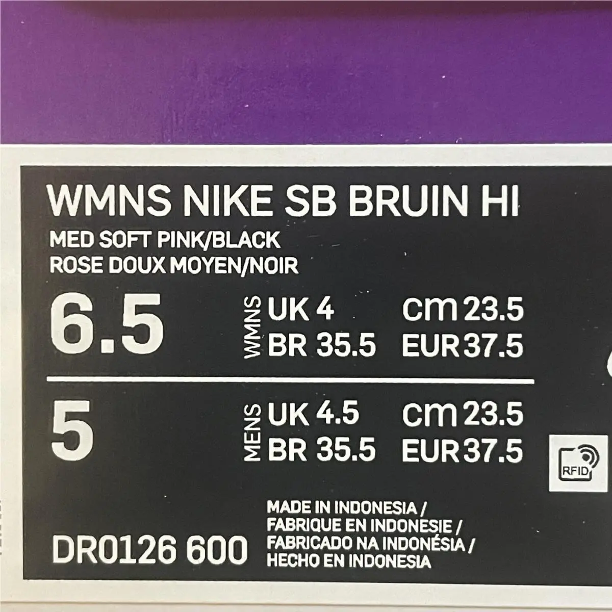 Nike shoes - Nike SB Bruin High - Bruin High - DR0126-600 - Medium Soft Pink/Medium Soft Pink/Summit White/Black 13