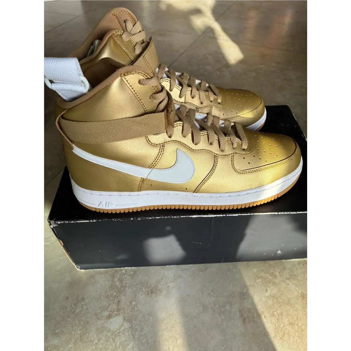 Nike shoes - Air Force 1 High - Air Force High - 823297-700 - Gold, way: Metallic Gold 1
