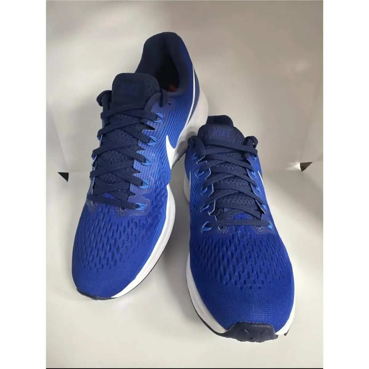 Size 14 Nike Air Zoom Pegasus 34 Men Blue Running Shoes Sneakers 880555-413
