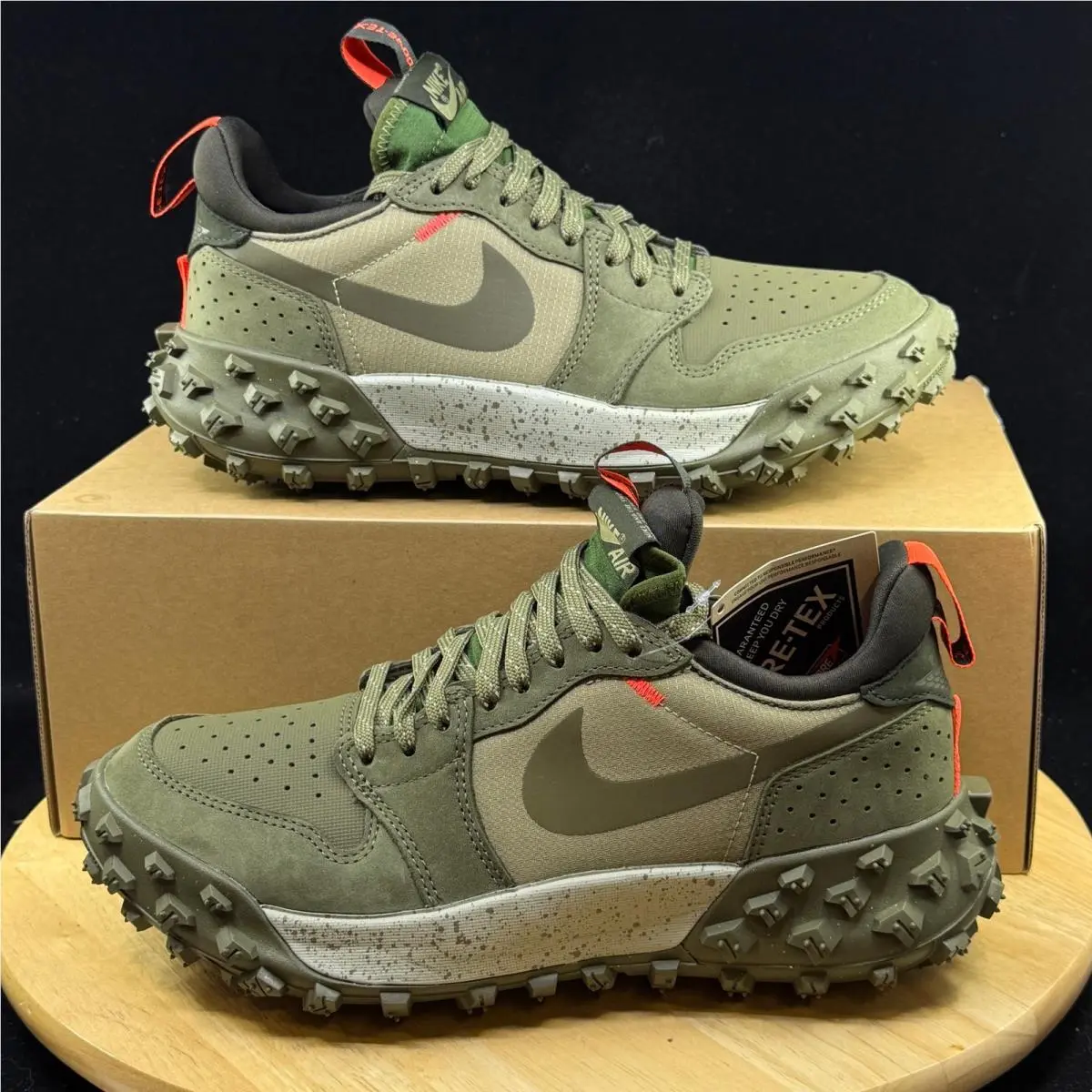 Air Jordan 1 Element Gore Tex Low Olive Green Khaki Mens Size 8 Nike FV4227-201