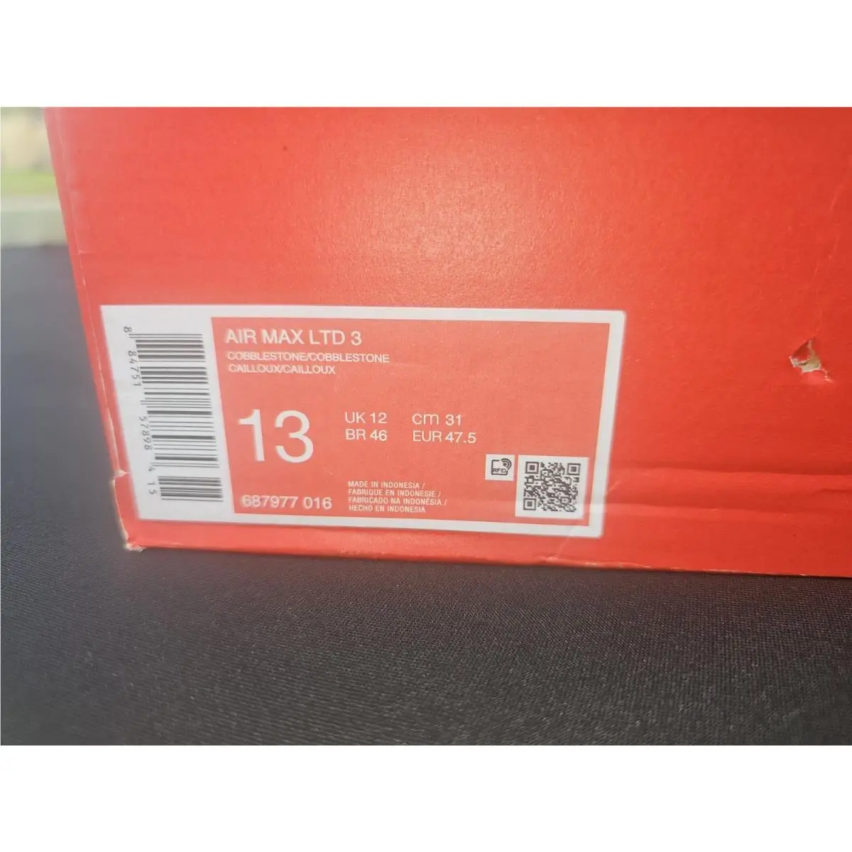 Nike shoes - Nike Air Max LTD 3 - 687977-016 - Gray 16