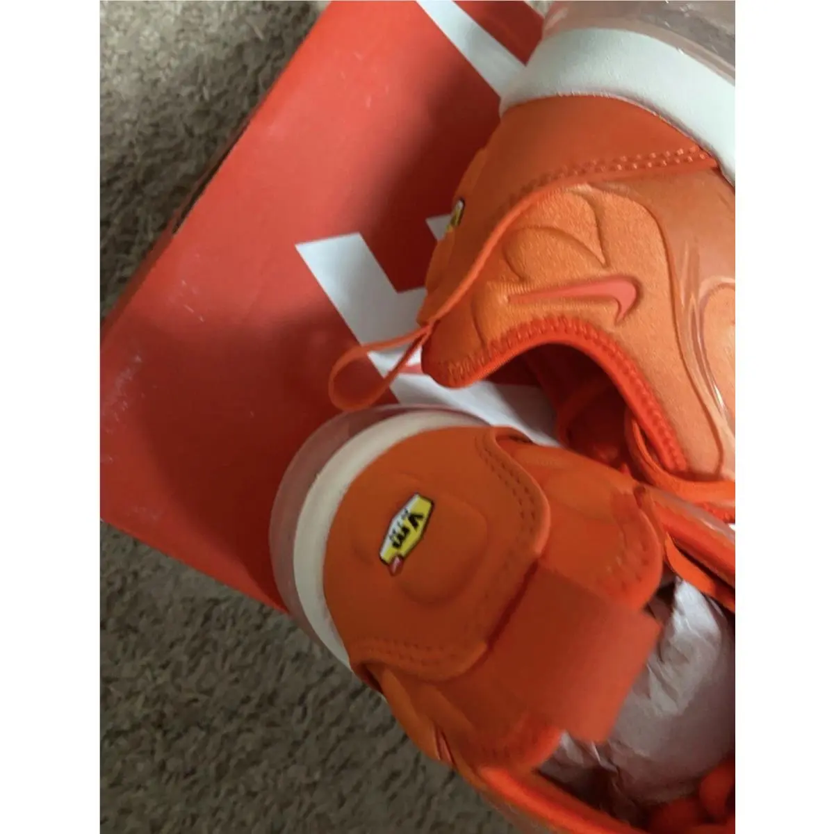 Nike shoes - Nike Air Vapormax Plus - Air Vapormax Plus - Yellow (UPC: 195244543700) 4