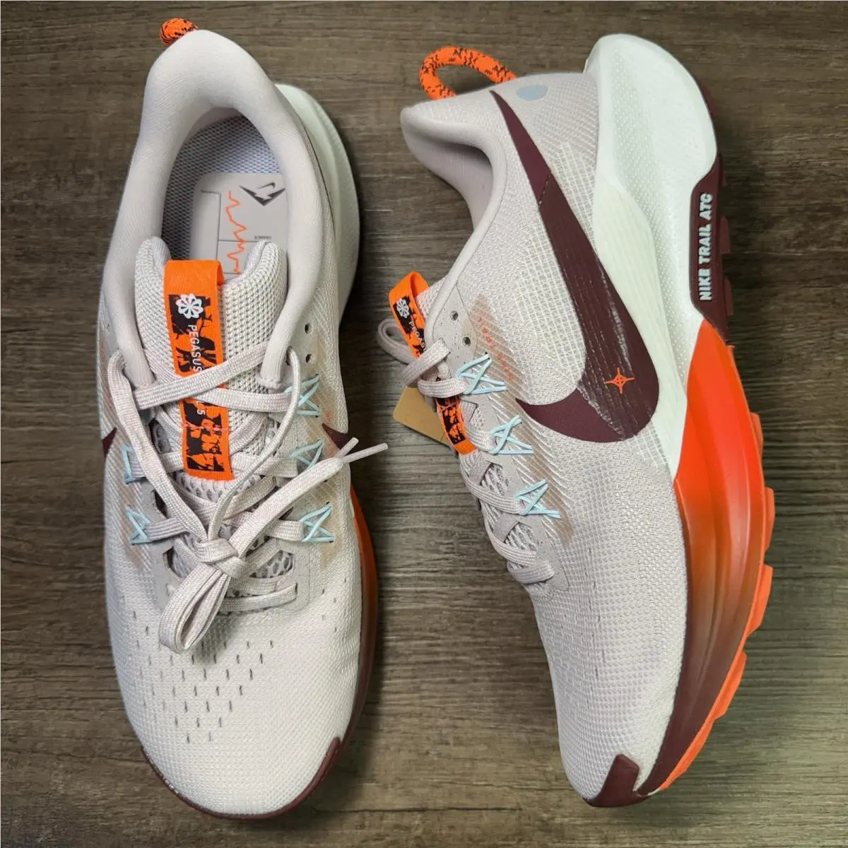 Nike React Pegasus Trail 5 ‘silt Red’ Women’s Sz 10/Men’s Sz 8.5 DV3865-602