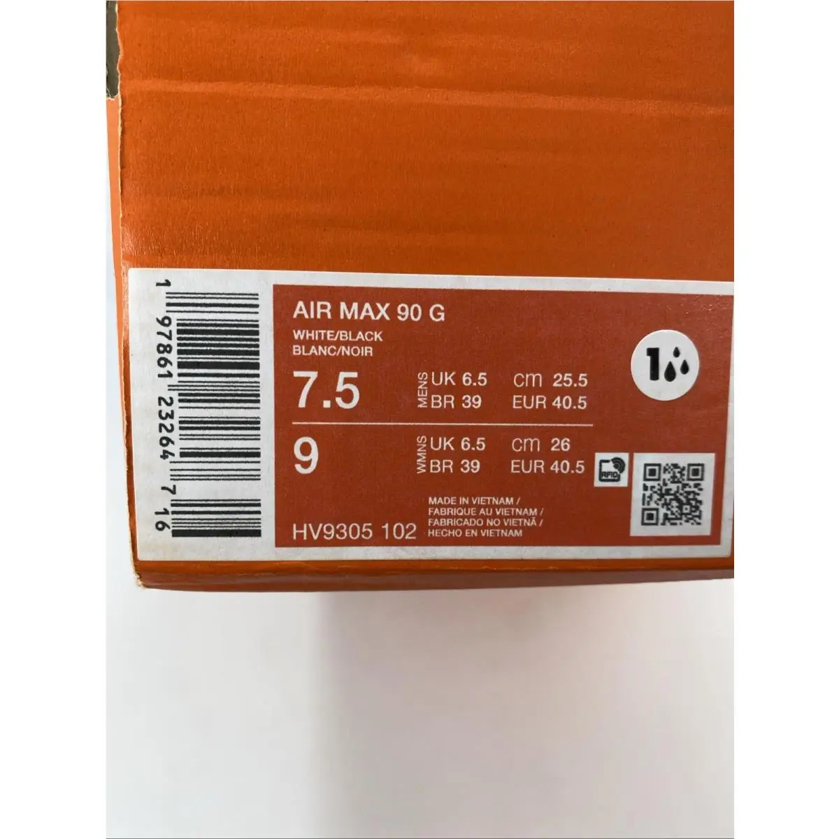 Nike shoes - Nike Air Max 90 - Air Max - HV9305 102 - White/Black (UPC: 197861232647) 8
