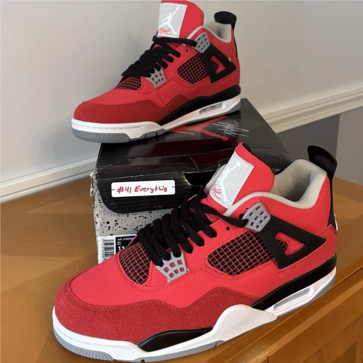 Nike shoes - Air Jordan 4 - Air - PQ8138-600 - Red (UPC: 197593625083) 5