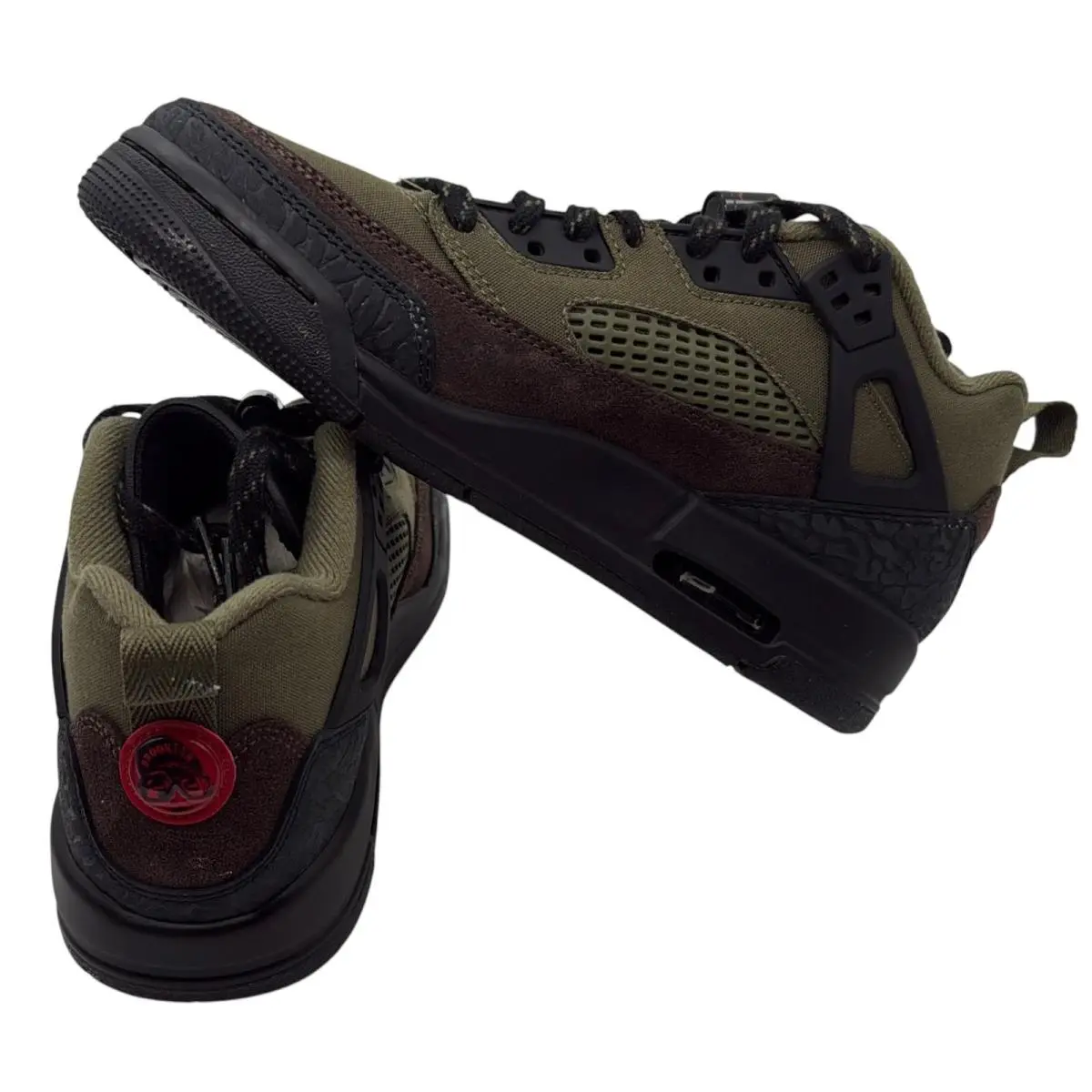 Nike Air Jordan Spizike Low Medium Olive IH2359-200 GS Size 5.5Y