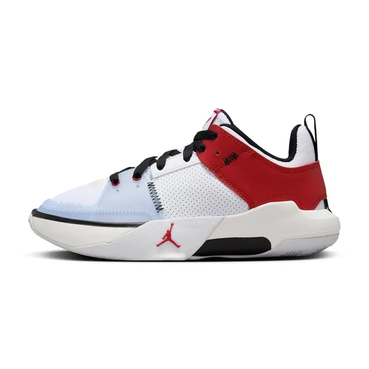Jordan One Take 5 Big Kids` Shoes FD2338-160 White/sail/black/gym Red Size 6