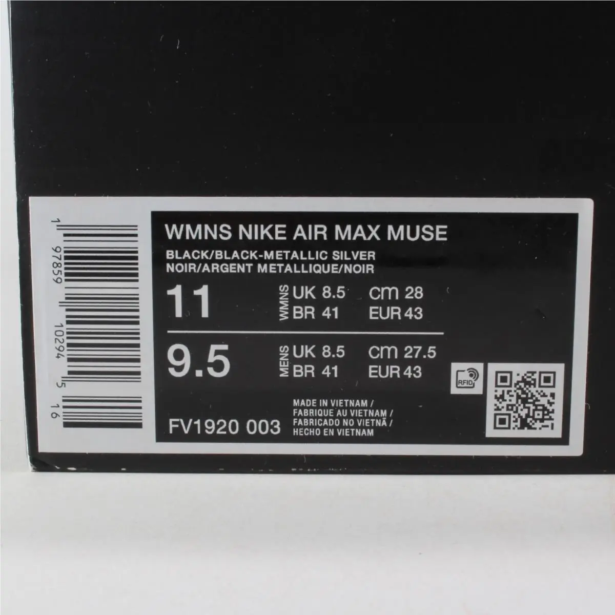 Nike shoes - Nike Air Max Muse - Air Max Muse - HV9928-100 - Black 8