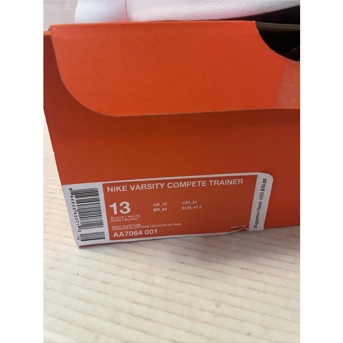 Nike shoes - Nike Varsity Compete - Varsity Compete - AA7064-001 - Black 0