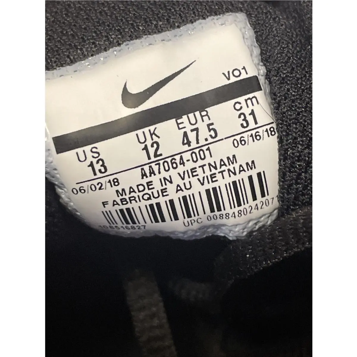 Nike shoes - Nike Varsity Compete - Varsity Compete - AA7064-001 - Black 19