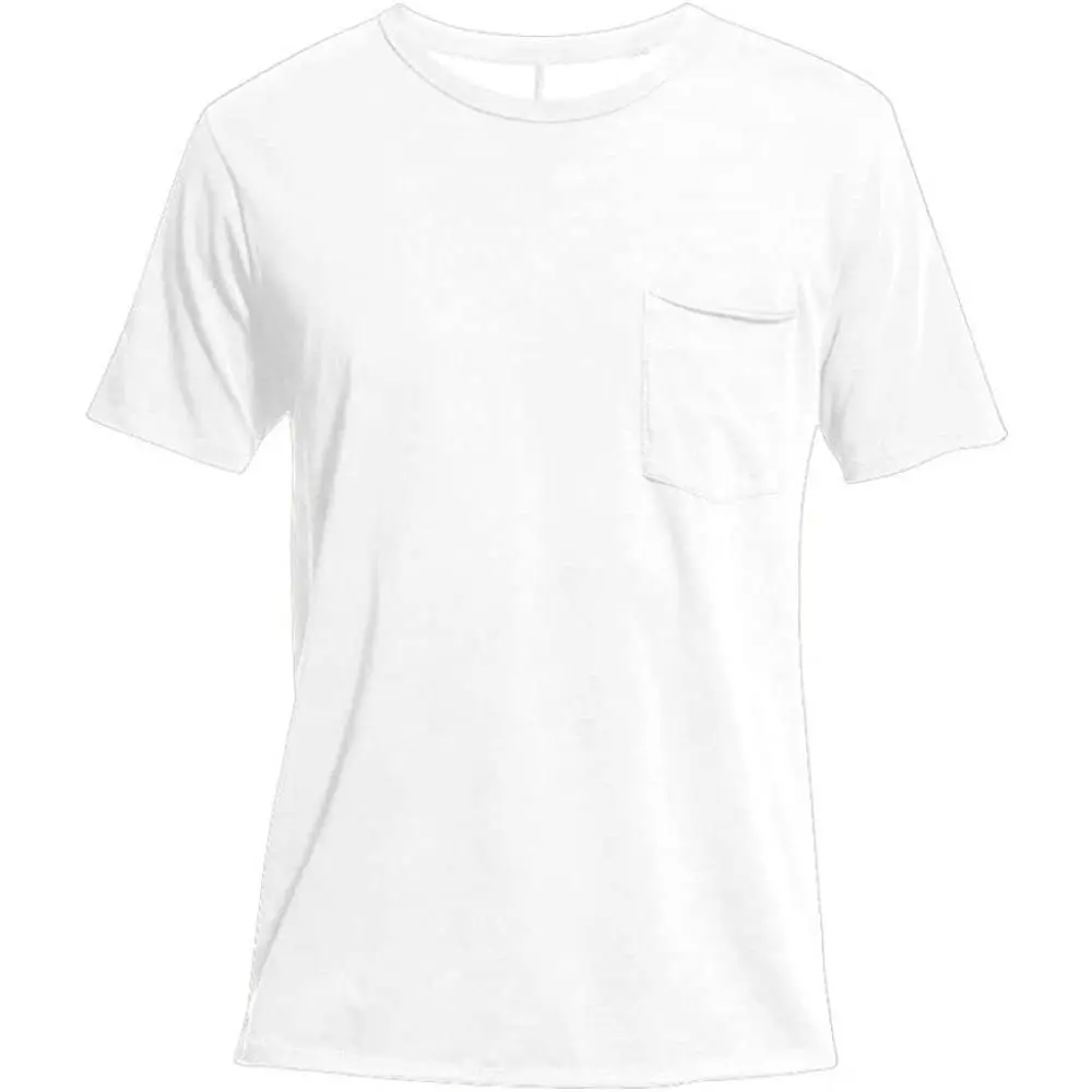 Rag Bone Men`s Miles Tee White Pfd Short Sleeve T-shirt