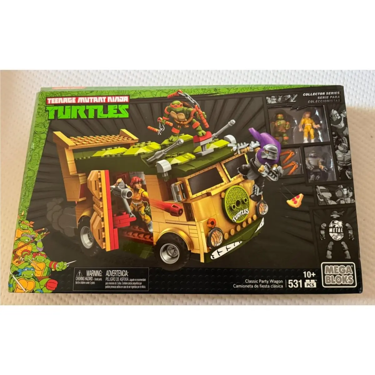 Mega Bloks- Teenage Mutant Ninja Turtles- Building Sets Classic Party Wagon (531pcs)