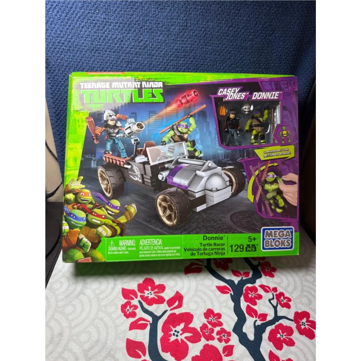 Mega Bloks- Teenage Mutant Ninja Turtles- Building Sets Donnie Turtle Racer (129pcs)