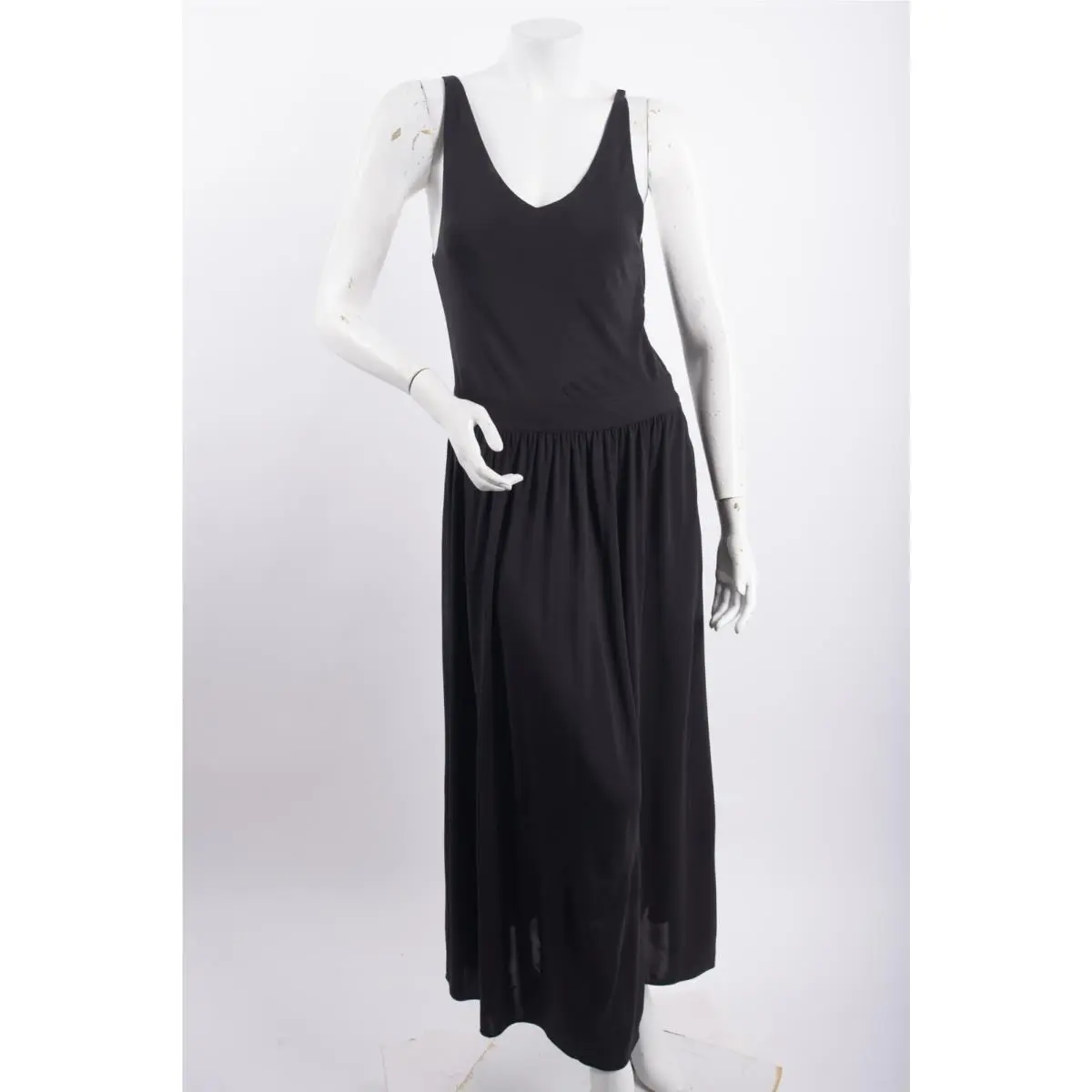 Rag Bone Womans Dancer Midi Tank Dress Size M Black V-neck