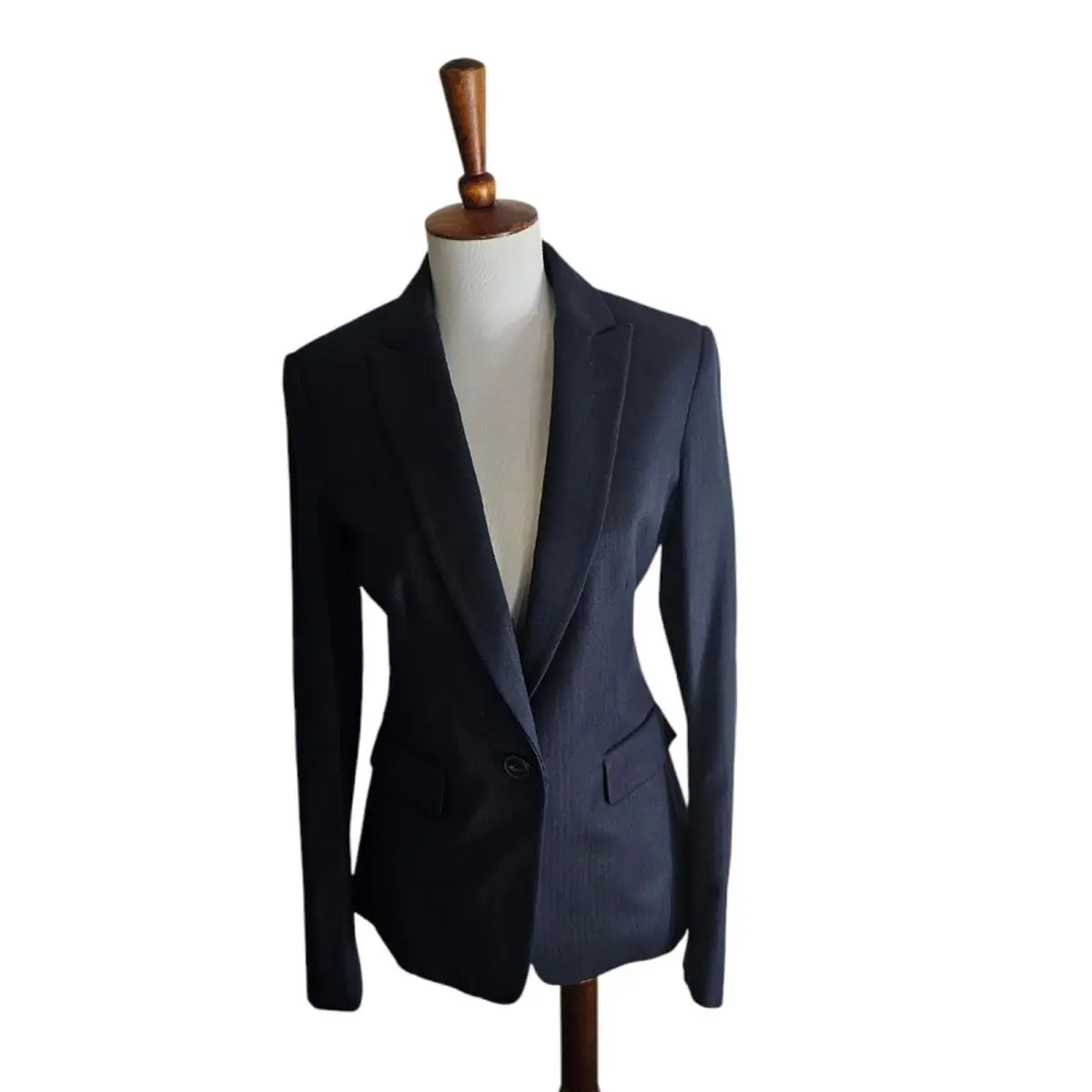 Rag Bone Wool Black Gray Classic Blazer 2 by Rag & Bone