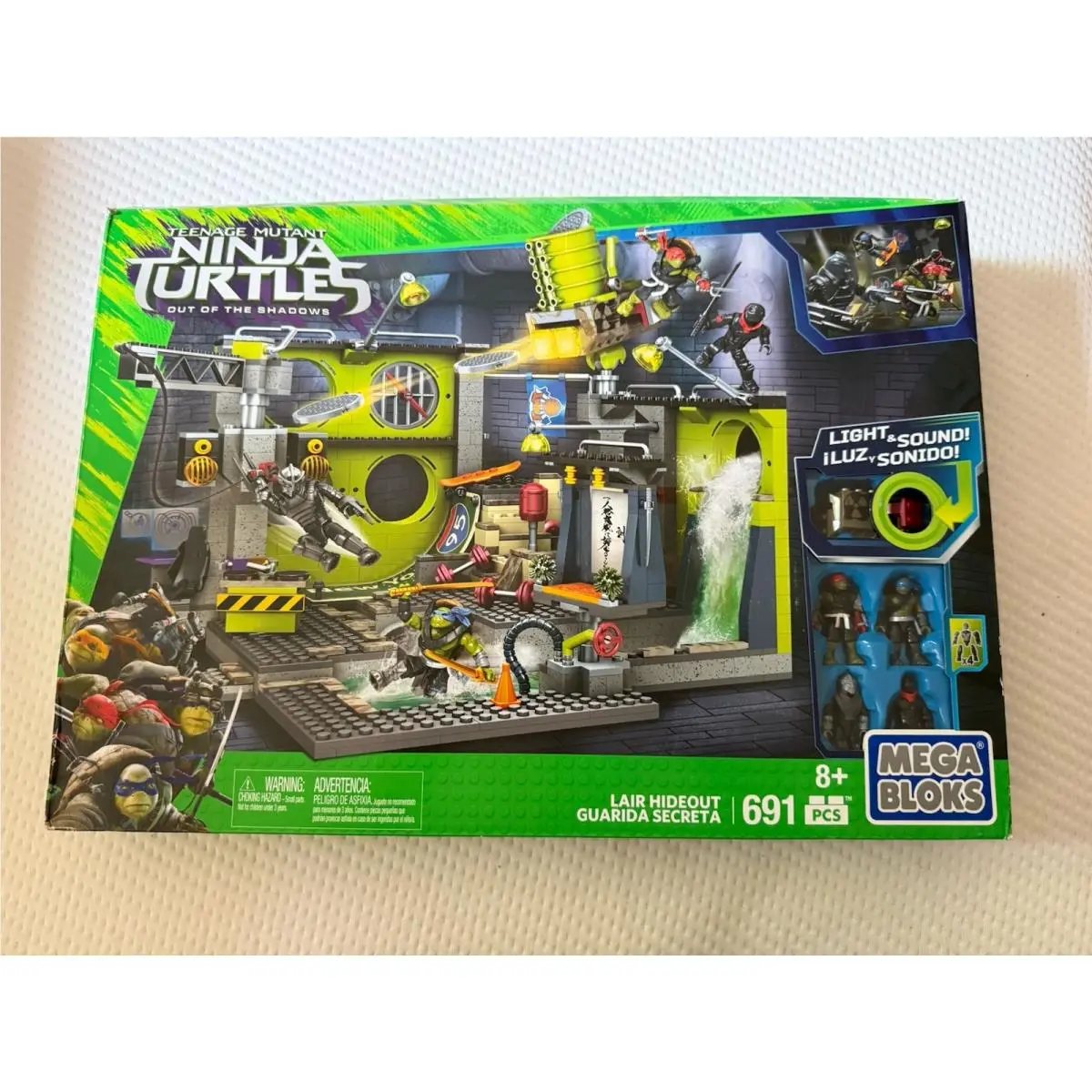 Mega Bloks Teenage Mutant Ninja Turtles Turtle Lair Hideout