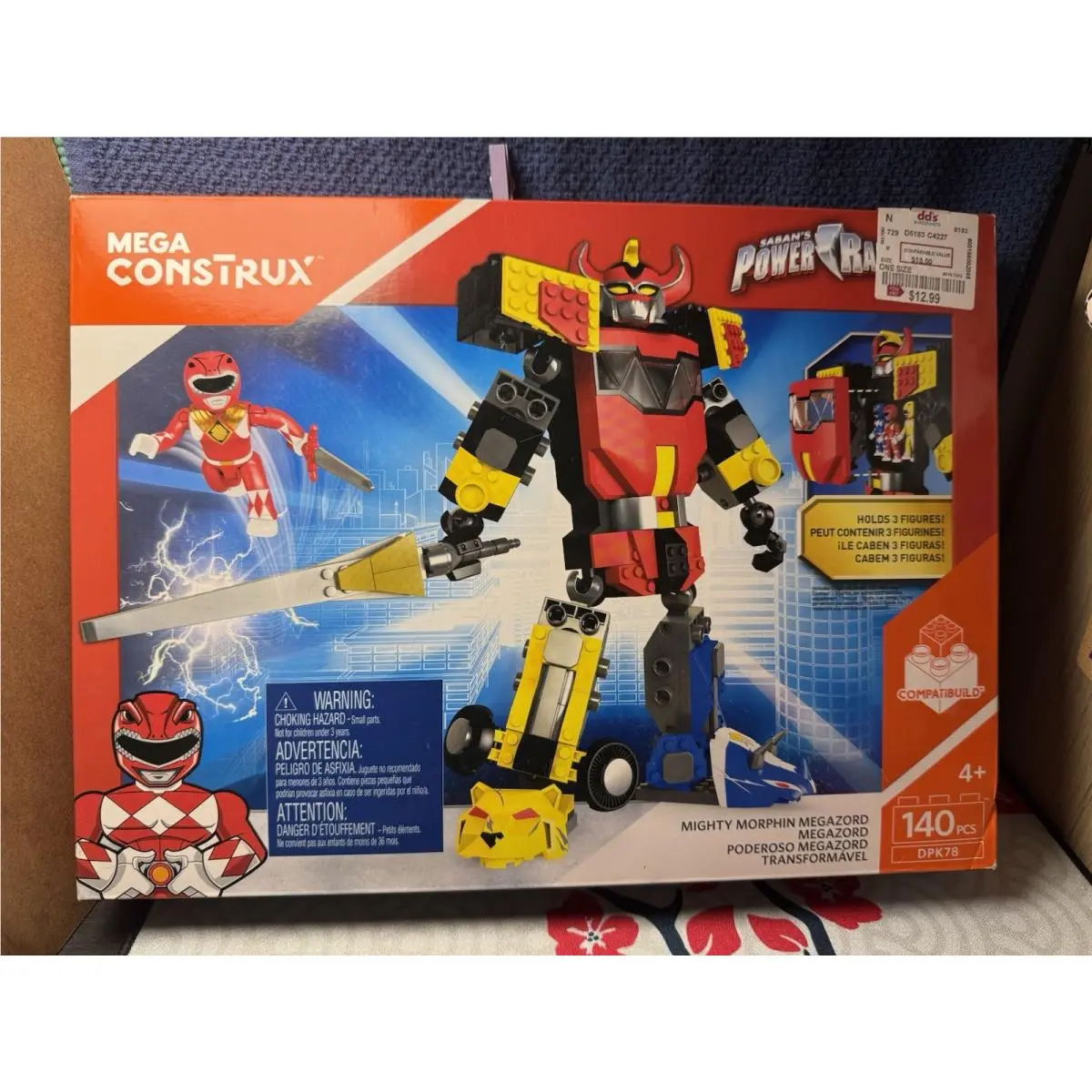 Mega Construx Power Rangers Mighty Morphin Megazord DPK78