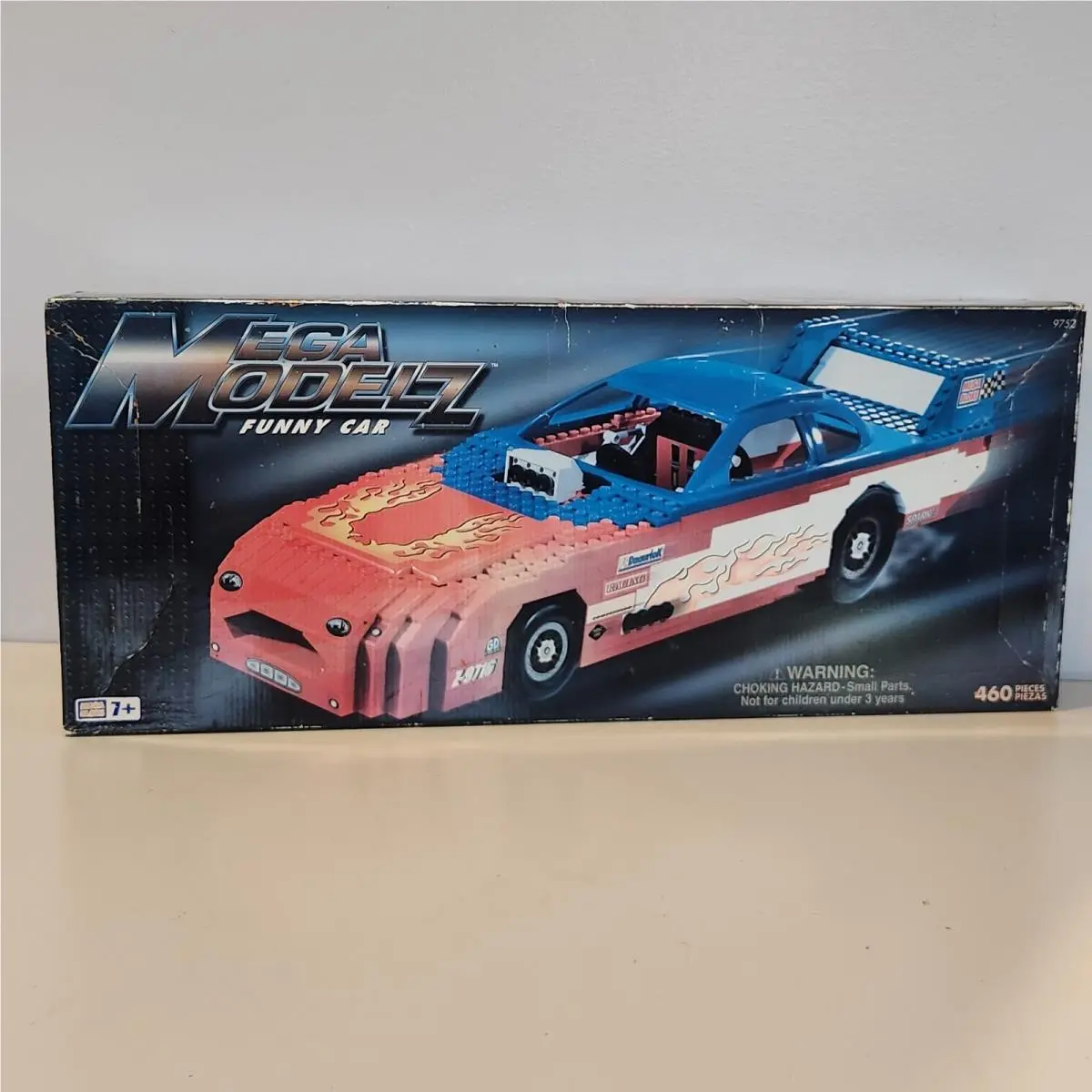 Mega Bloks Mega Modelz Funny Car 460 Pcs 2001 9752