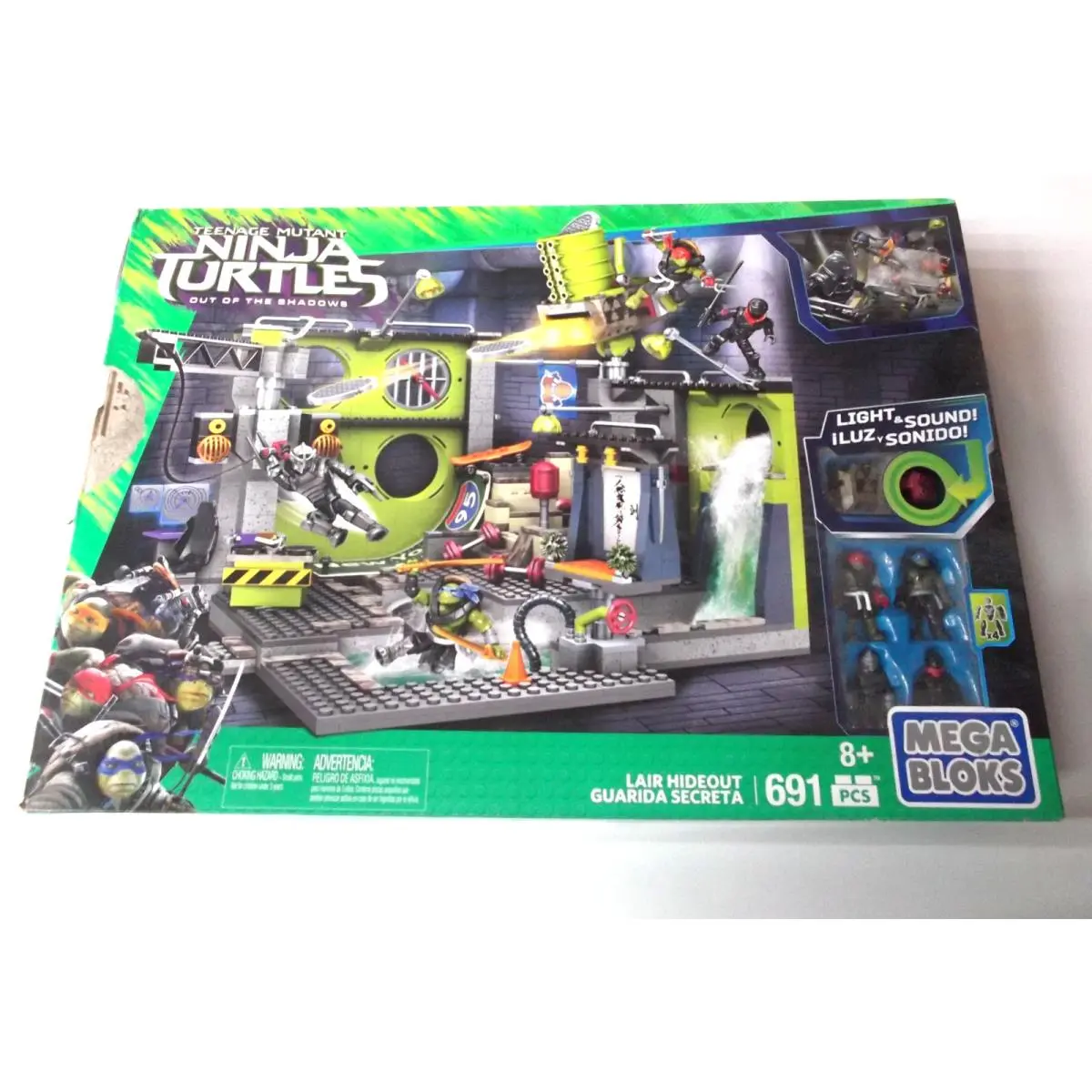Mega Bloks Teenage Mutant Ninja Turtles Turtle Lair Hideout