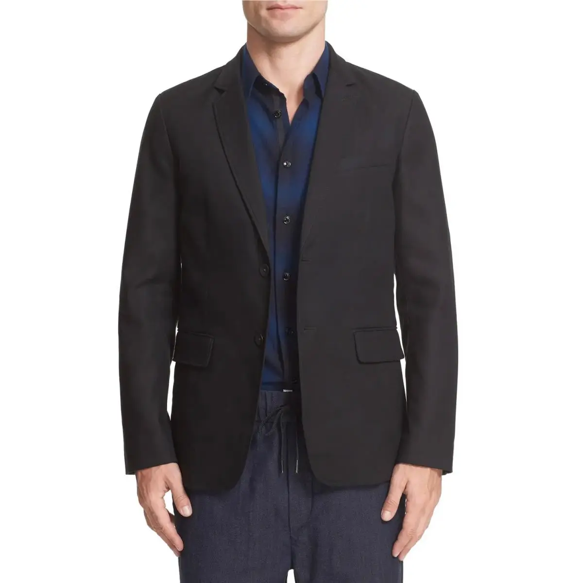 Rag Bone Mens Phillips Twill Blazer 36R Black by Rag & Bone