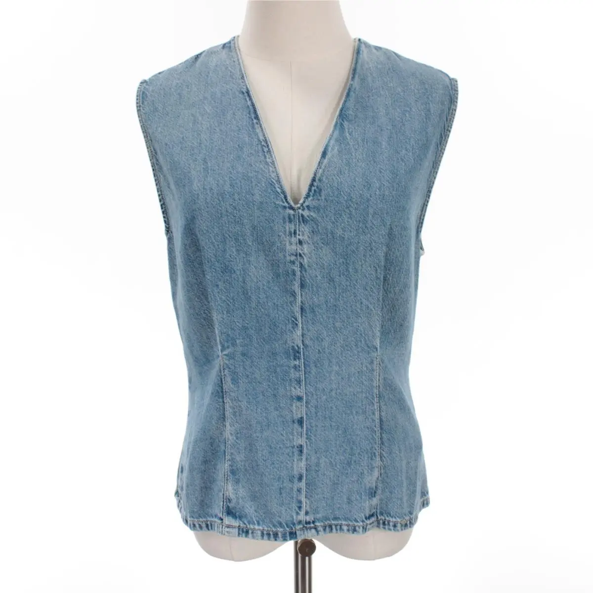 Rag Bone Ava Lightweight Denim Top Size 4 Tilden Blue