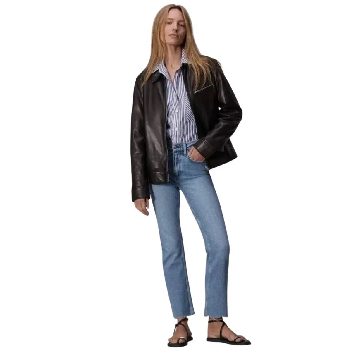 Rag Bone Peyton Mid Rise Ankle Bootcut Jeans Color Benson Womens Size 29