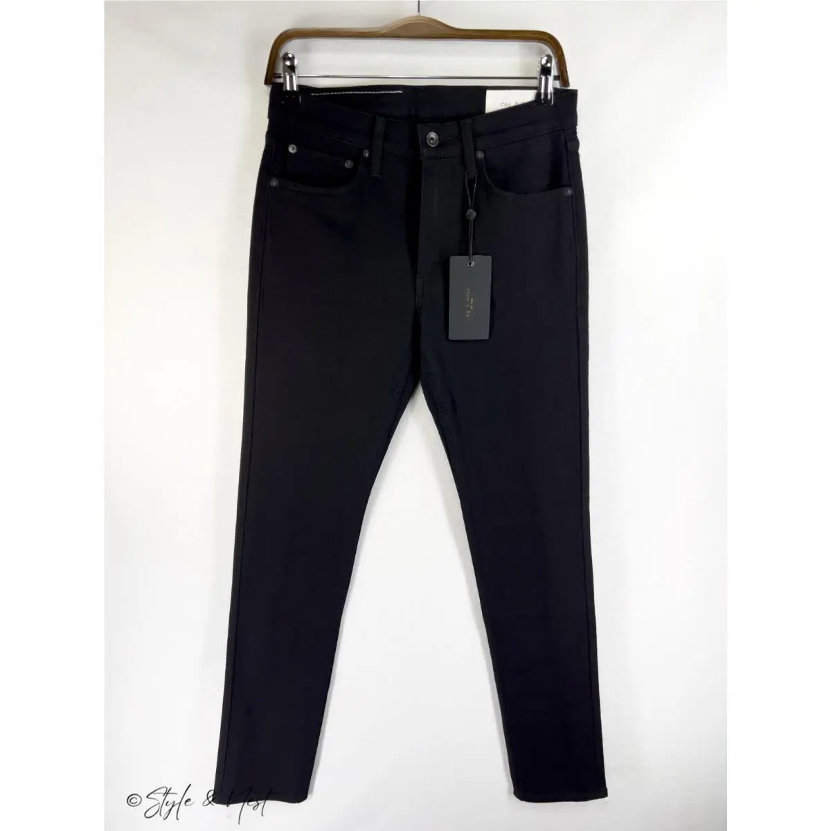 Rag Bone Fit 2 Slim Stretch Jeans 28x32 Black