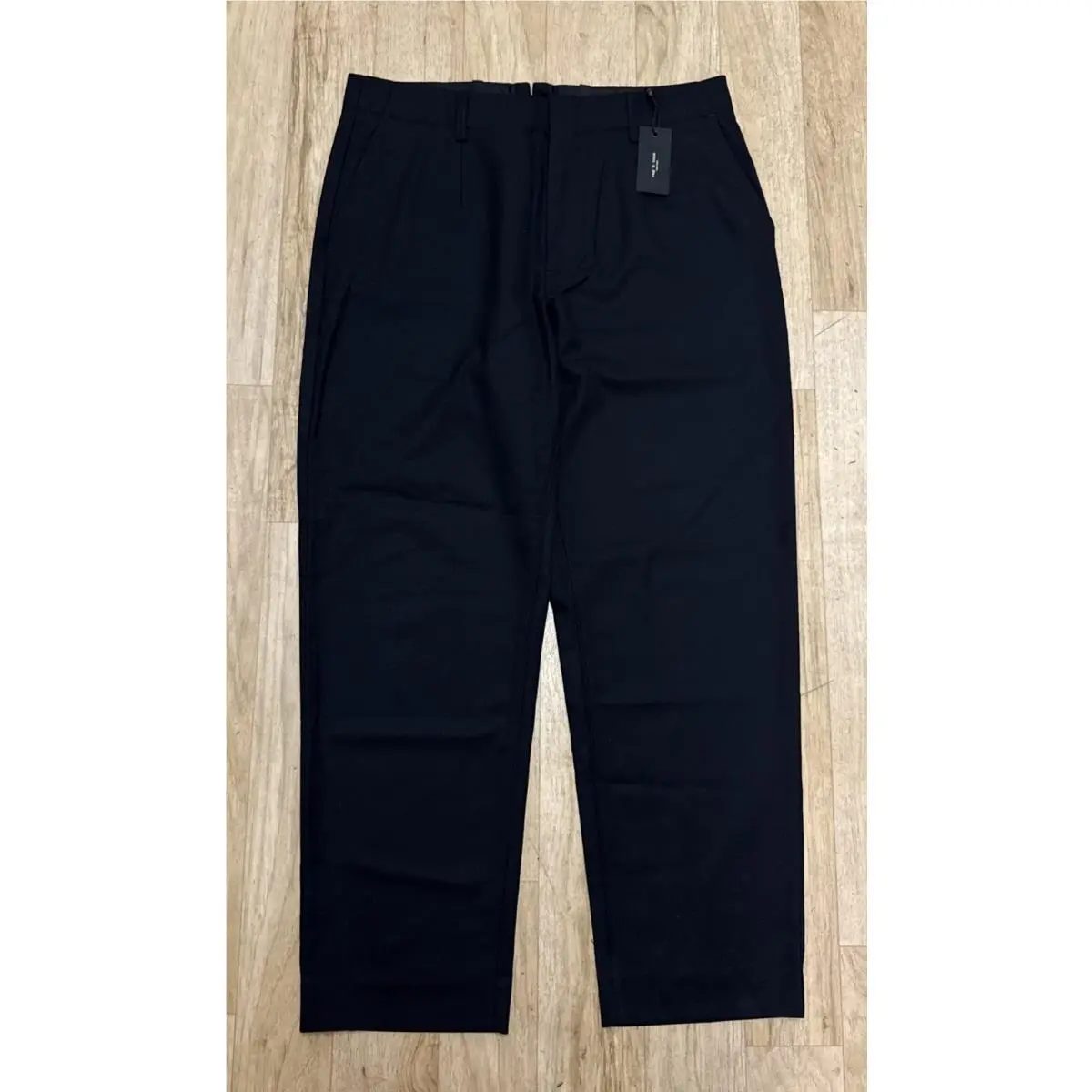 Rag Bone Men’s Shift Wool Twill Trouser In Black Sz 34