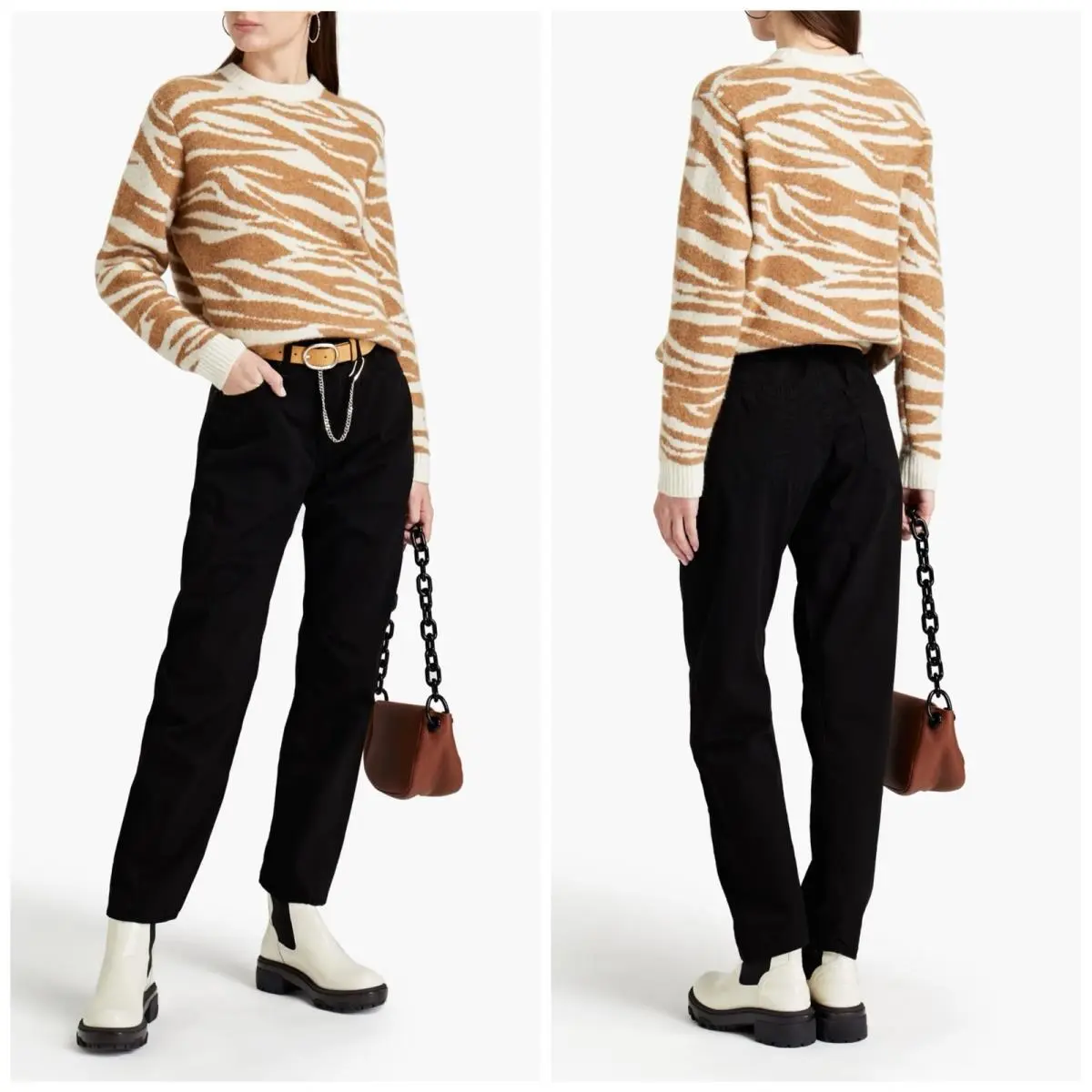 Rag Bone Engineer Boyfriend Jeans In Black Size: 34