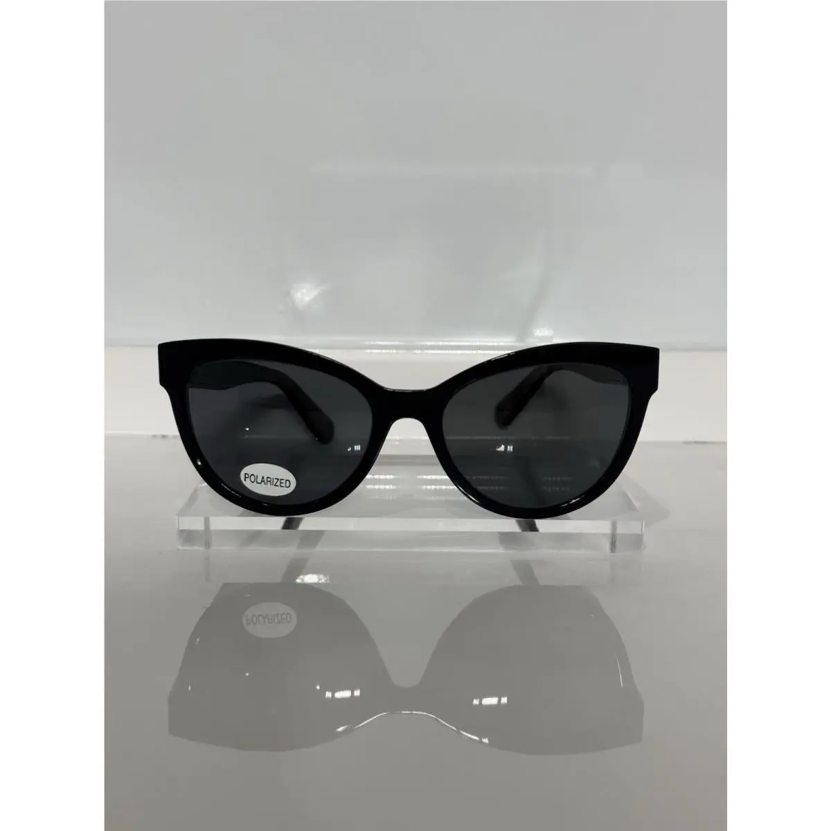Moncler ML5142 005 Black/ Gray Acetate Woman’s Custom Polarized Sunglasses