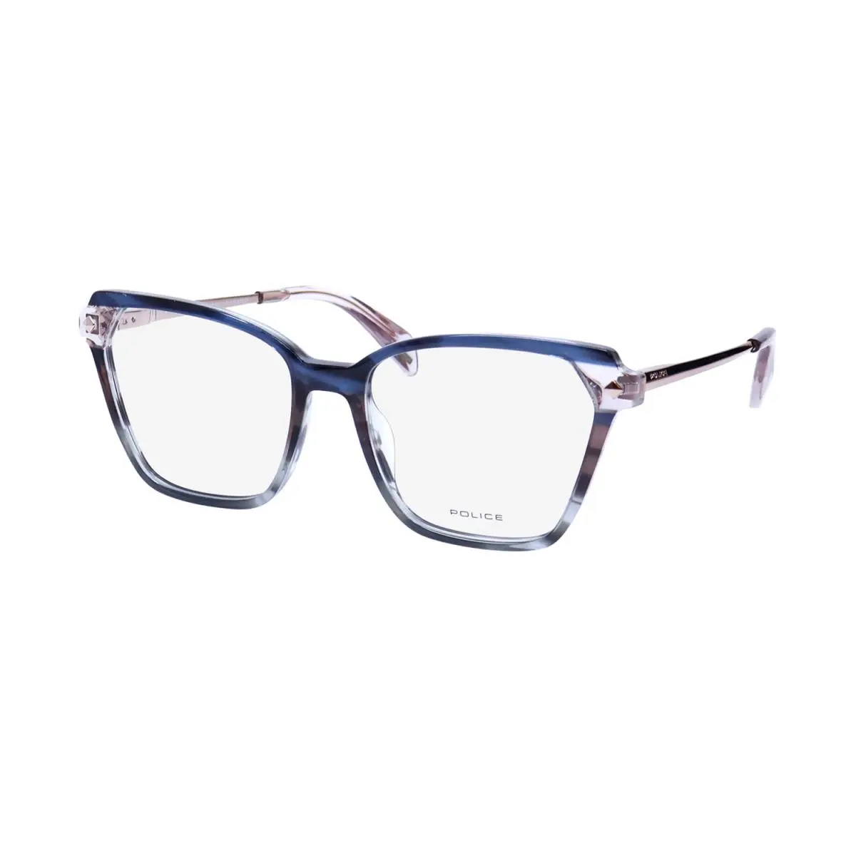 Police VPLL28 Stagedive 15 Eyeglass Frame/glasses Acetate Luxury Eyewear Womens